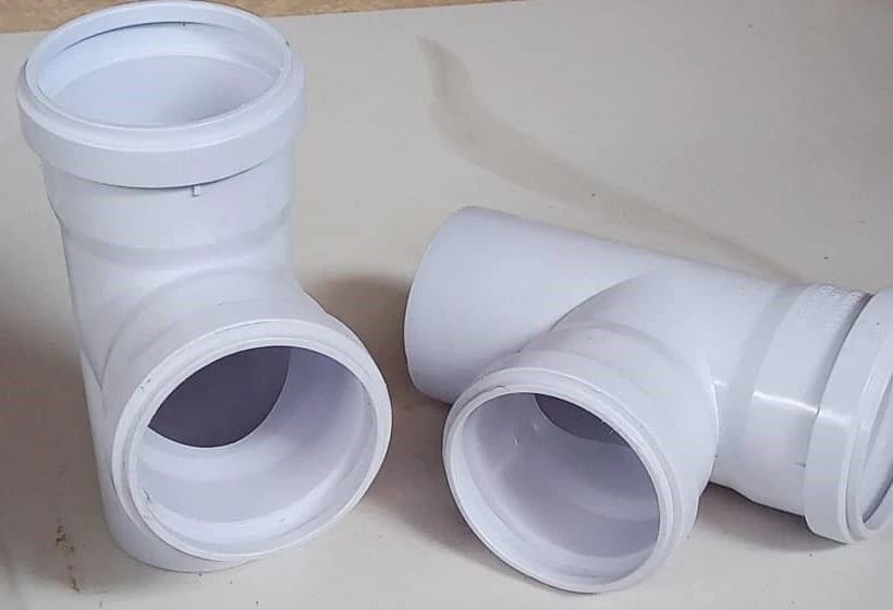 3" TEE WHITE