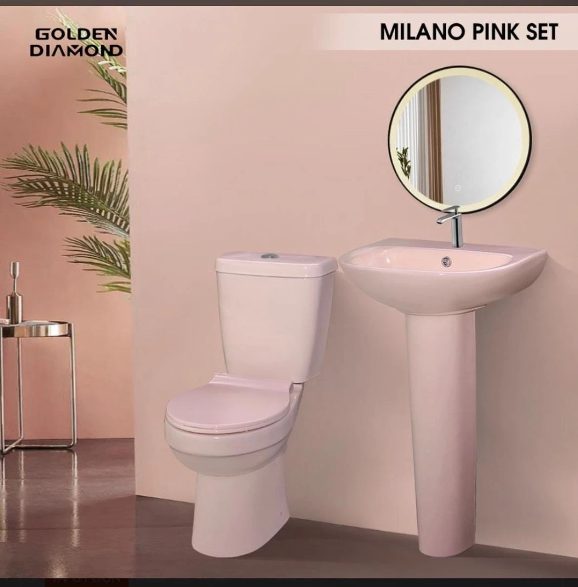 GOLDEN DIAMOND MILANO PINK